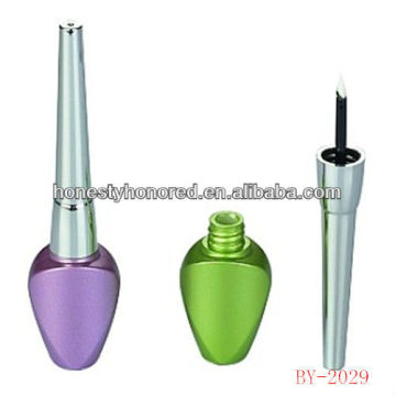 Fashion Colorful Cosmetic Plastic Eyeliner Tube/Shiny Eyeliner Bottle